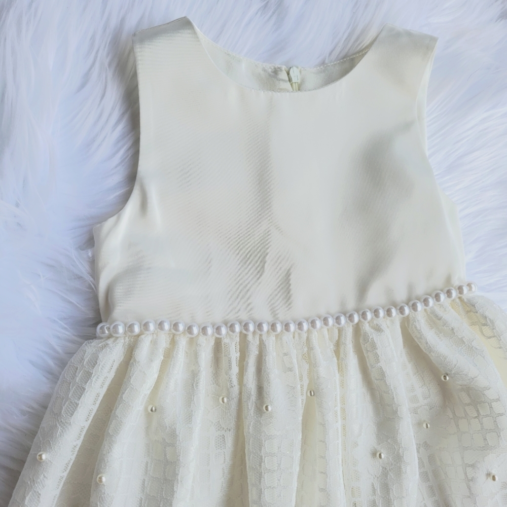 Beautiful White Dress with beads